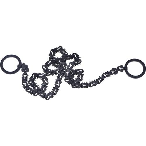 Heavy Duty Manganese Survival Wire Saw Camp Hike Outdoor Hunt Fish Tool Cut Cutter Fretsaw Bushcraft Wood Forest 52cm