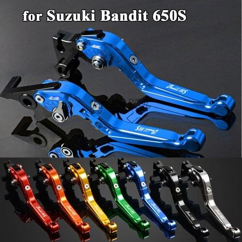 Foldable CNC Aluminum Motorbike Accessories Motorcycle Brake Clutch Levers For SUZUKI Bandit 650S Bandit650S 2015