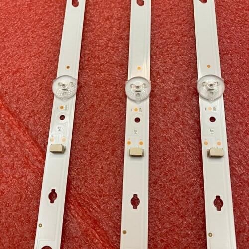 3pcs/set LED backlight strip for L43M5-5ASP LT-43T510F LVF430LGDX 4C-LB430T-HRC 4C-LB430T-XR3 JFA JL.D43071330-004AS-M_V01