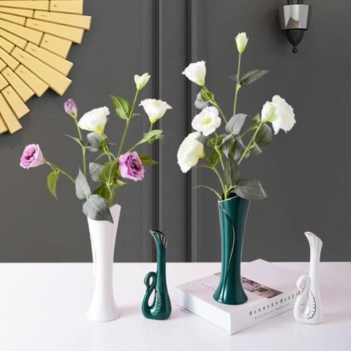 Home Decoration Vase Ceramic Small Vase Living Room Porch Decoration Desktop Flower Arrangement Dried Flower Home Decoration