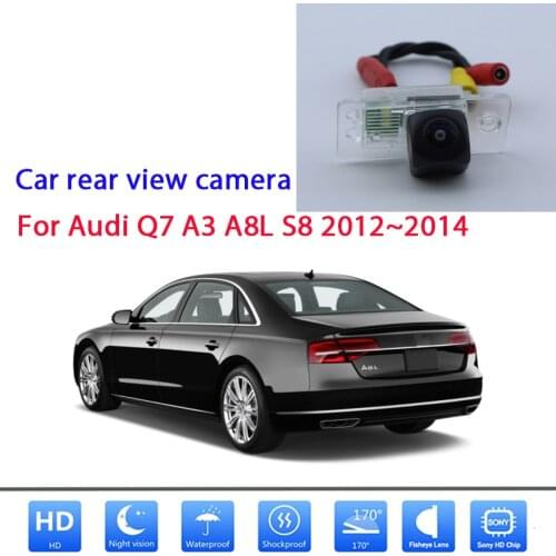 Rear View Camera For Audi Q7 A3 A8L S8 2012 2013 2014 CCD Full HD Night Vision Backup Waterproof Parking Camera