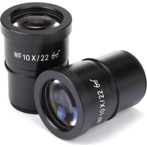1PC 10X Wide Field Microscope Eyepiece 20/22mm High Eye-point Eyepiece with Cross Reticle Scale 30/30.5mm for Stereo Microscope