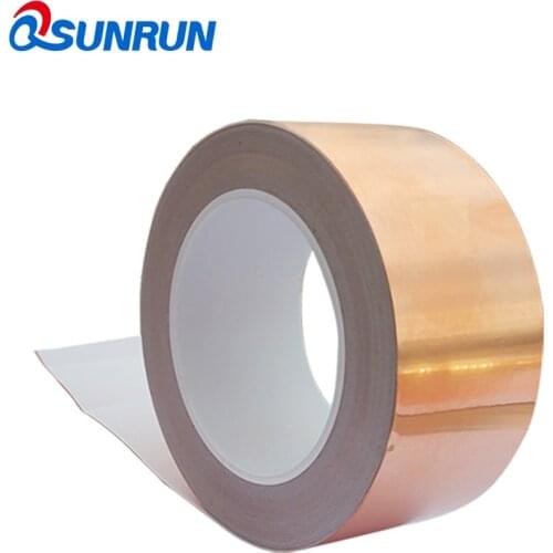 1pcs 60MM X 30M Conductive Copper Foil Tape Copper Strip,High Temperature Resistant Tape