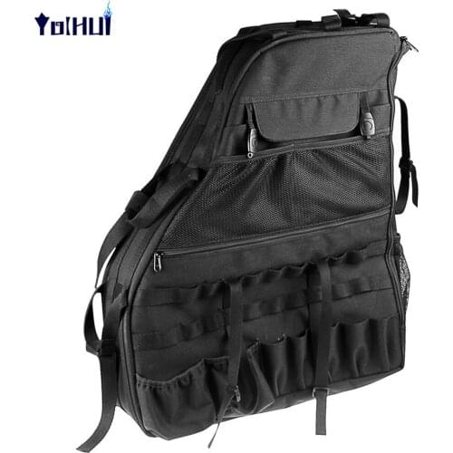 1pc Multi-pocket Roll Bar Storage Bag Case Kits for Jeep Wrangler 4 Door 2007-2017
