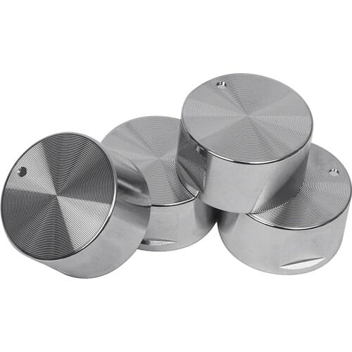 4Pcs High quality Alloy material Rotary Switches Round Knob Gas Stove Burner Oven Kitchen Parts Handles For Gas Stove