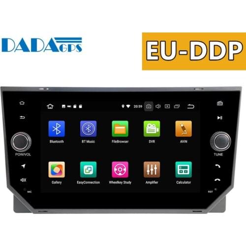 9"Android 8.0 with Octa Core 4GB+32GB Car Multimedia Radio No dvd player For SEAT Ibiza 2018 2019 GPS Map Navigation Stereo IPS