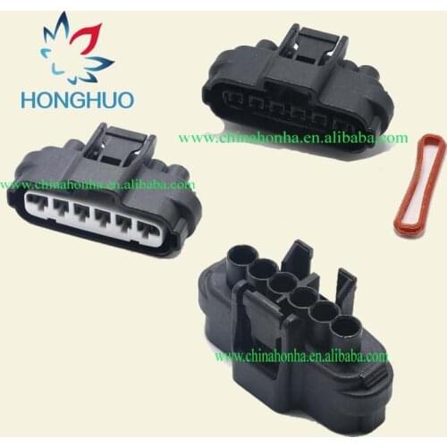Free Shipping 5 pcs/lot 6 Pin Gas Automotive Connector 7283-1968-30