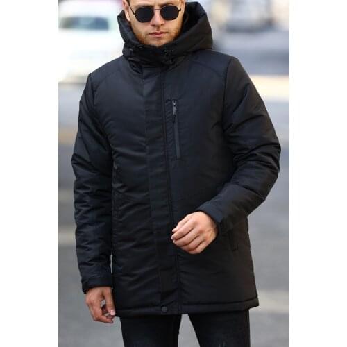 BUUFUU Men's Parkas With A Hood