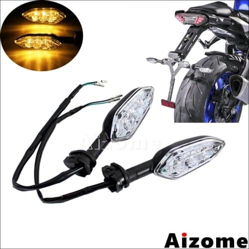For Yamaha TDM 900A 900 WR250R YS 250 TRACER 900 V-MAX1700 Motorbike LED Turn Signals MT-03 MT-07 MT-09 Blinkers Indicator Light