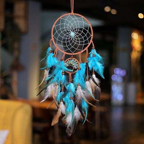 Indian Nordic Style Kids Tree Of Life Dreamnet Hanging Home Furnishing Dream Catcher Nursery Decor Decoration Chambre Enfant