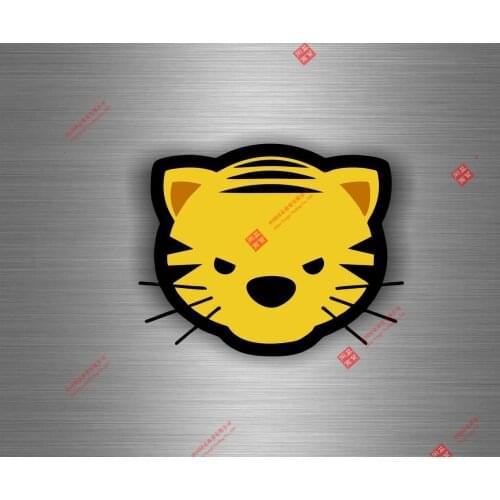 Interesting Cartoon Tiger R1 Sticker Car Auto Moto Tuning Decal Jdm Room Wal Racing Helme Tlaptop Stickers