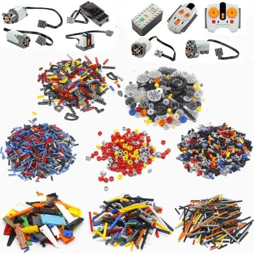 Building Blocks City DIY Random Bulk Part Technic parts motor multi power functions tool servo blocks train motor PF model sets