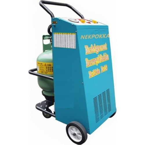 Refrigerant recovery and filling machine,It is suitable for automobile air conditioner refrigerant recovery and filling