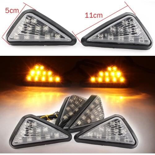 Motorcycle LED Flash Mount Turn Signal Lamp Amber Light Indicator For Suzuki GSXR1000 GSXR 1000 2001-2005 GSXR750 GSXR600