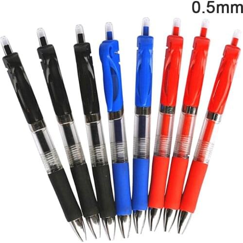 High Quality Ball pens black ink Colored gel pen Office school supplies Stationery