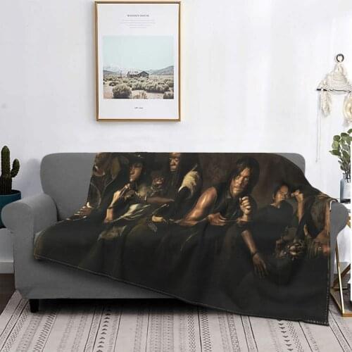 The Walking Dead Blankets Fleece Printed Carl Grimes Portable Super Soft Throw Blankets for Bedding Outdoor Bedspread