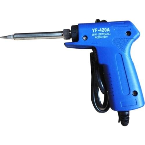Professional Adjustable Soldering Iron Gun Dual Power Quick Heat-Up Welding Electric Soldering Iron Gun 220V