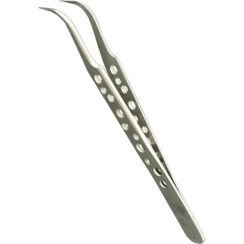 Sameking Electronics Industrial Tweezers Anti-static Curved Tip For Mobile Repair Tweezers Tools