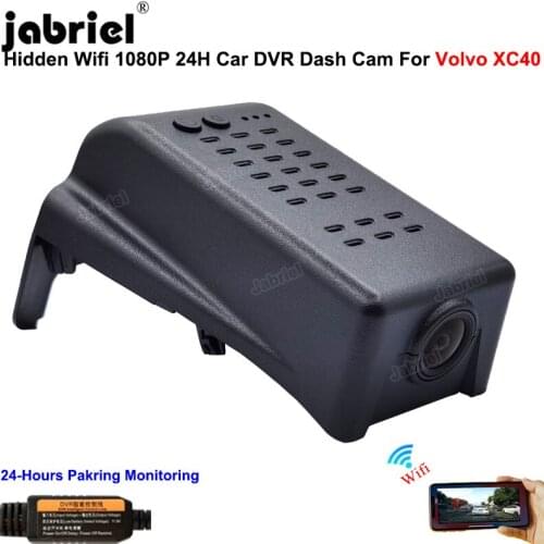 Hidden WIFI Dash Cam Car Dvr Car Camera HD 1080P 24H Video Recorder Dual Lens Dashcam EDR for Volvo XC40 2018 2019 2020 2021