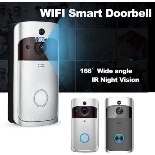 Home WiFi Smart Video Doorbell M7 Low Power Remote Security Intercom Camera Voice Alarm Wireless For Apartments 1080P IR O5V5