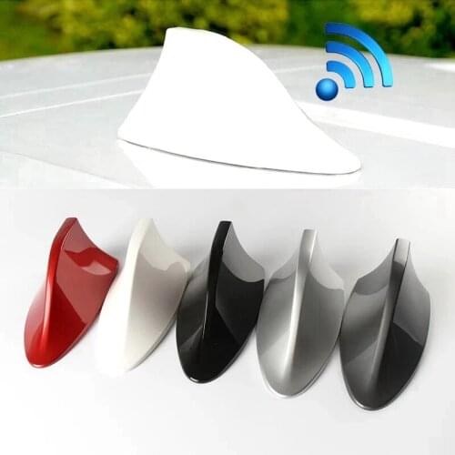 Universal Car Radio Fin Car Shark Antenna Radio FM Signal Design For All Cars Aerials Antenna Car Styling