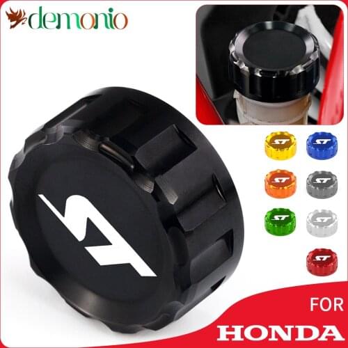 Motorcycle Rear Brake Reservoir Fluid Cover For HONDA ST1100 1995-2003 ST1300 2003-2013 ST 1100 1300
