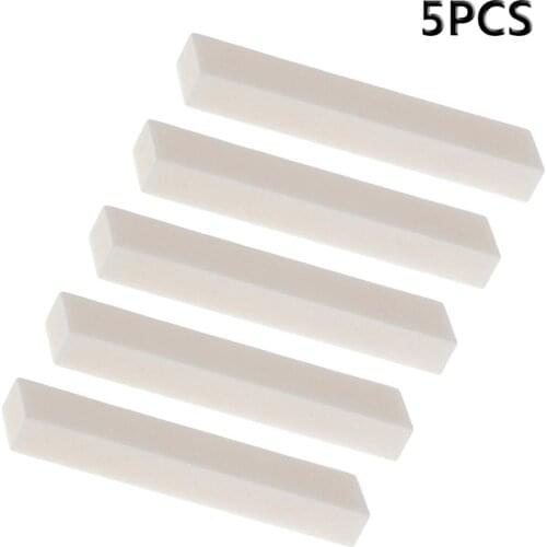 5PCS Guitar Bass Buffalo Bone Blank String Bridge Saddle Nut DIY Kit Universal For Acoustic Classical Guitar String Instrument