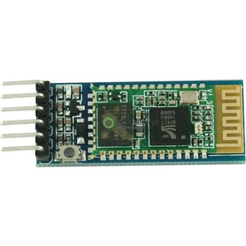 5 pcs / lot HC05 HC-05 Master-slave 6Pin JY-MCU anti-reverse radio frequency transceiver Bluetooth wireless module with 3.3 V se