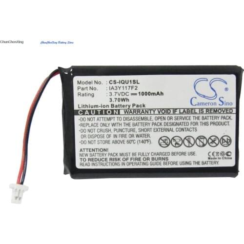 Cameron Sino 1000mAh Battery IA3Y117F2 for Garmin Quest