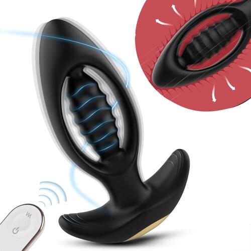 Anal Vibrator for Men Prostate Massager Wireless Remote Control Dildo Butt Plug Vibrator For Adult Masturbators Anal Sex Toys