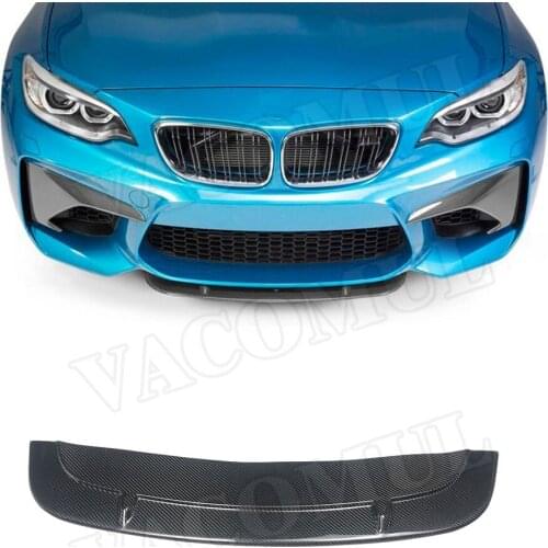 Front Bumper Lip Splitters Body Kit For BMW F87 M2 2016 - 2018 Bumper Spoiler Splitters Head Bumper Carbon Fiber Accessories