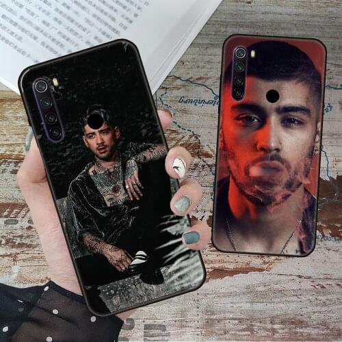 Phone Case For Xiaomi Redmi Note 8 8T 7 7A 9 9S 8A 4 5 Pro Black Cover Back Luxury Waterproof Trend Funda Tpu Singer Zayn Malik