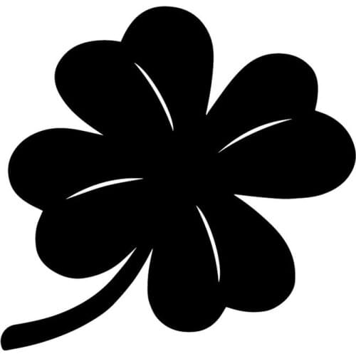 Four-leaf Clover Lucky Creative Car Stickers Pvc High Quality Auto Decoration Personalized Waterproof Decals 15cm*15cm