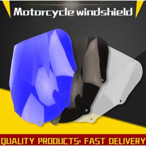 Motorcycle Windscreen Airflow Deflector Windshield For KAWASAKI ZZR 250 ZZR250 Black White Blue