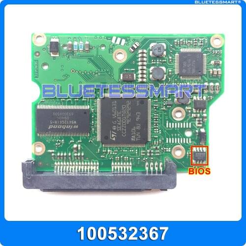 Hard drive parts PCB logic board printed circuit board 100532367 for Seagate 3.5 SATA hdd data recovery hard drive repair