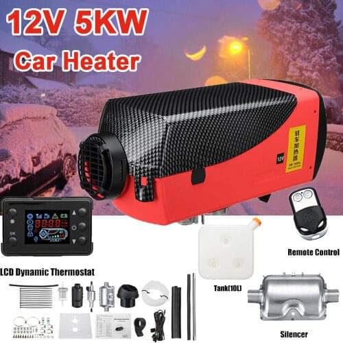 Diesel Car Heater 5KW 12V Air Car Parking Warmer With Remote Control LCD Display Switch Fit For RV Trailer Truck Boat 2020 New H