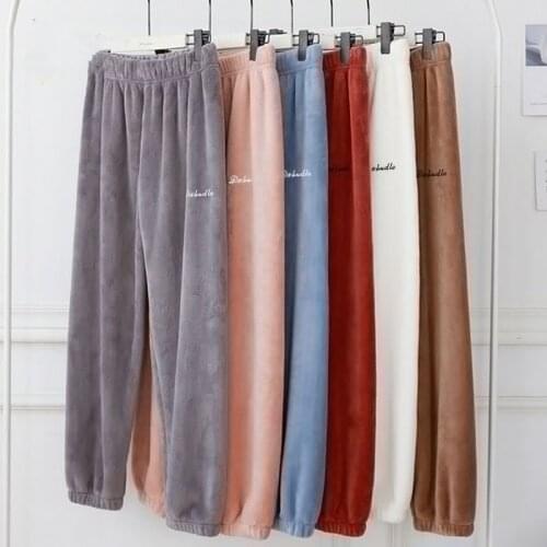 DONGREN Women's Velvet Trousers