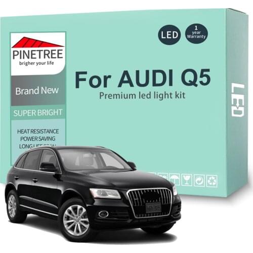 Car Led Interior Light Kit For Audi Q5 8RB B8 2008-2019 Dome Map Door Truck Light Canbus No Error