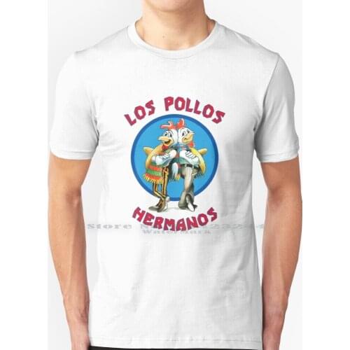 Hermanos T Shirt 100% Pure Cotton Pollos Hermanos Gus Fring Walter White Chicken Man Tv Series Albuquerque New Mexico Creative