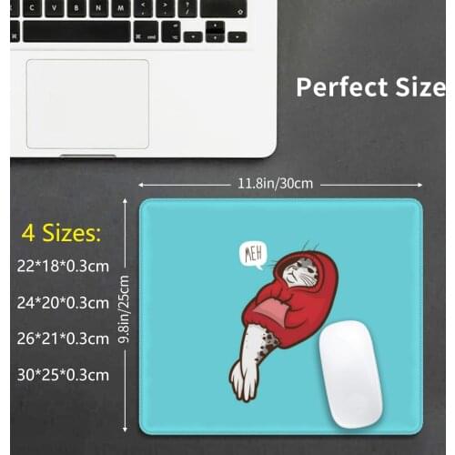 Hooded Seal Mouse Pad DIY Print Seal Animal Mammal Sea Life Marine Life Aquatic Flippers Whiskers Meh