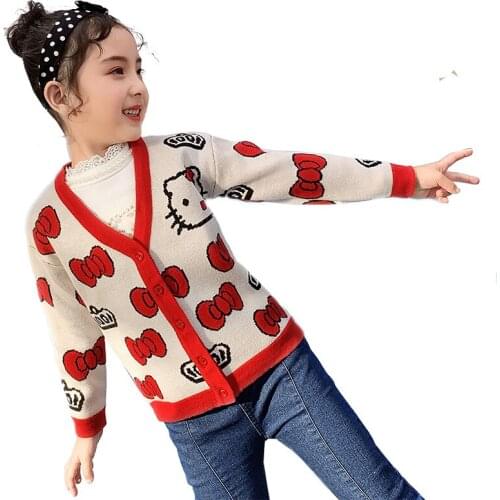 Кардиганы для девочек Hello Kitty China At AliExpress