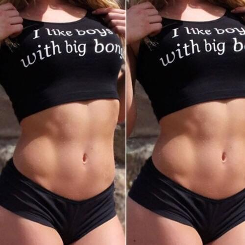 Hirigin 2017 New Women Lady Crop Tops Summer Sexy Boho Strappy Tank Bustier Bra Letter Printing Summer Sexy Street Wear Crop Top