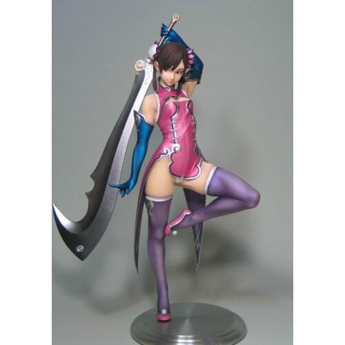 1/8 Scale Model Figure Resin Kit Unpainted NonNon Broadsword Female Warrior Self-Assembled Models Kit Colorless Anime Figure