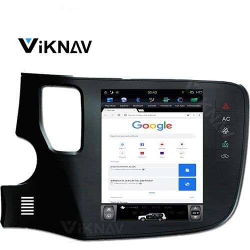 Android system car GPS navigation radio DVD player for Mitsubishi Outlander 2016-2019 multimedia player tape recorder 10.4 inch