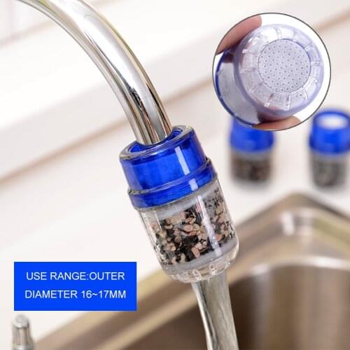 Water Filter for Household Activated Carbon Water Filtration Mini Faucet Purifier Water Purifying Plant Filtration Cartridge