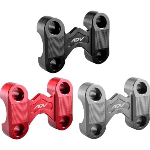 Motorcycle Handle Bar Mount Clamp CNC Aluminum Handlebar Top Cover For ADV150 2019-20 85x55mm Motorcycle Accessories