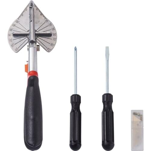 1 Bag Tool Sets with Cutter Scissors Safety Lock and Blades Screwdriver Mixed Color Tools Equipment Kit for DIY Jewelry