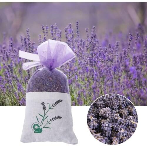 Natural Lavender Bud Dried Flower Sachet Bag Aromatherapy Aromatic Car Home Air Refresh