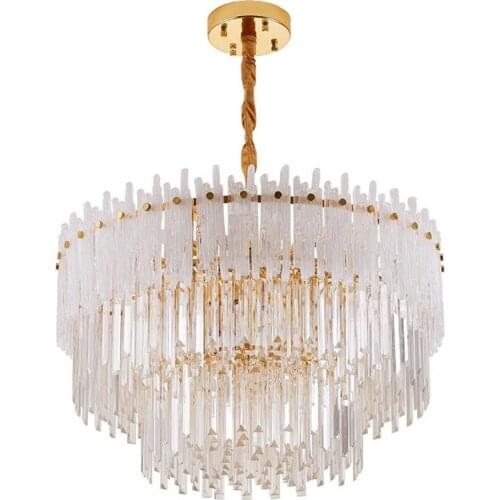 Luxury living room crystal chandeliers modern lustres de plafond gold chandelier dinning lighting bar lights