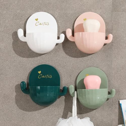 Self-adhesive Storage Rack Holder For Kitchen Bathroom Toothbrush Storage Home Wall Wall-mounted Holder Bottom Hole Design Rack